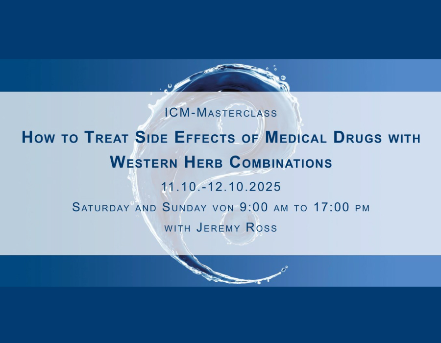 ICM-Masterclass mit Jeremy Ross 11.10. - 12.10.2025